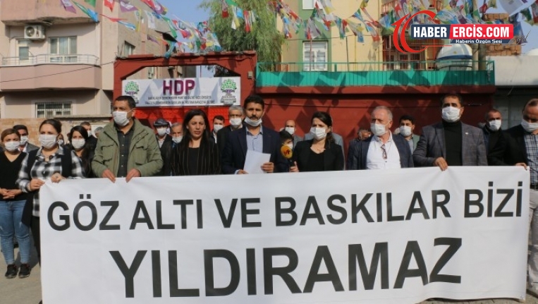 HDP Cizre ilçe örgütünden gözaltılara tepki: Diz çökmedik, çökmeyeceğiz