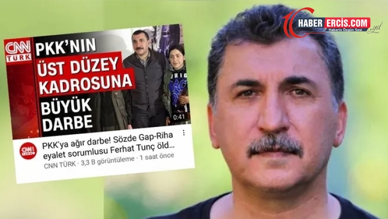 CNN Türk 'PKK'li' diyerek müzisyen Ferhat Tunç'un fotoğrafını kullandı