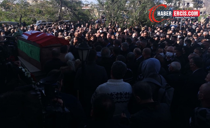 Adı uyuştucu ticareti ile gündeme gelen Falyalı'nın cenazesine Başbakan ve milletvekilleri katıldı
