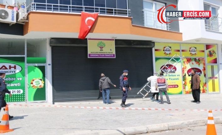 HDP Erdemli İlçe binasına yapılan saldırı kınandı
