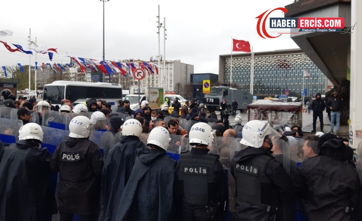 1 Mayıs açıklamasına polis müdahalesi: 30’a yakın gözaltı