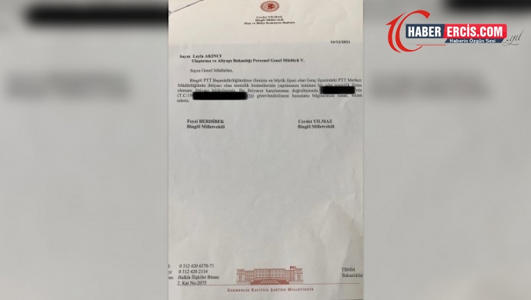 AKP'li vekillerin 'torpil' mektubu ortaya çıktı