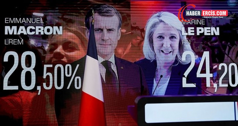 Fransa cumhurbaşkanlığı seçimlerinde Macron ve Le Pen ikinci tura kaldı