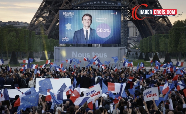 Fransa’da Macron yeniden cumhurbaşkanı seçildi