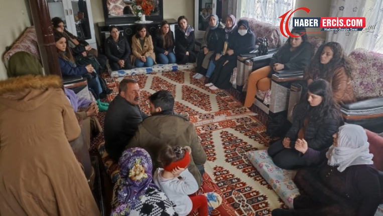 Van'da Kadınlardan yaşamını yitiren Dinçer’in ailesine ziyaret