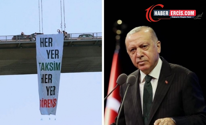 Erdoğan’a ‘pankart’ yanıtı: Kaçak Saray’a da asacağız